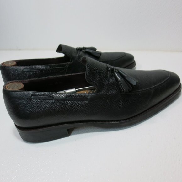 Noah Waxman Pebbled Grained Leather Dress Loafers Tassel Fashion Footwear 11.5 main image 5